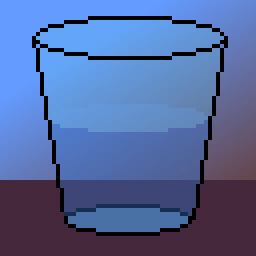 A picture of cup of water